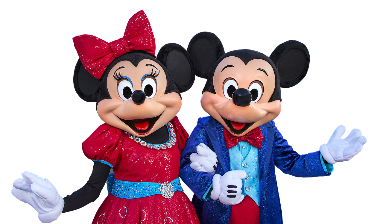 mickey mouse, minnie mouse, walt disney